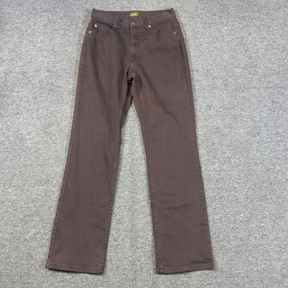 Caslon Straight Leg High Rise Boot Cut Brown Denim Jeans Women's Size 6
